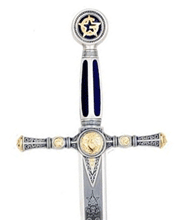 Espada Masonica Plata, Grabado Profundo-Marto